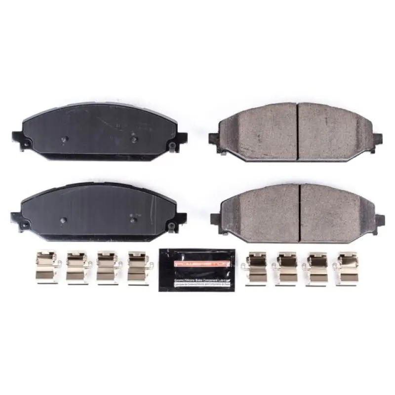 Power Stop 2019 Ram 1500 Front Z23 Evolution Sport Brake Pads W/Hardware 1