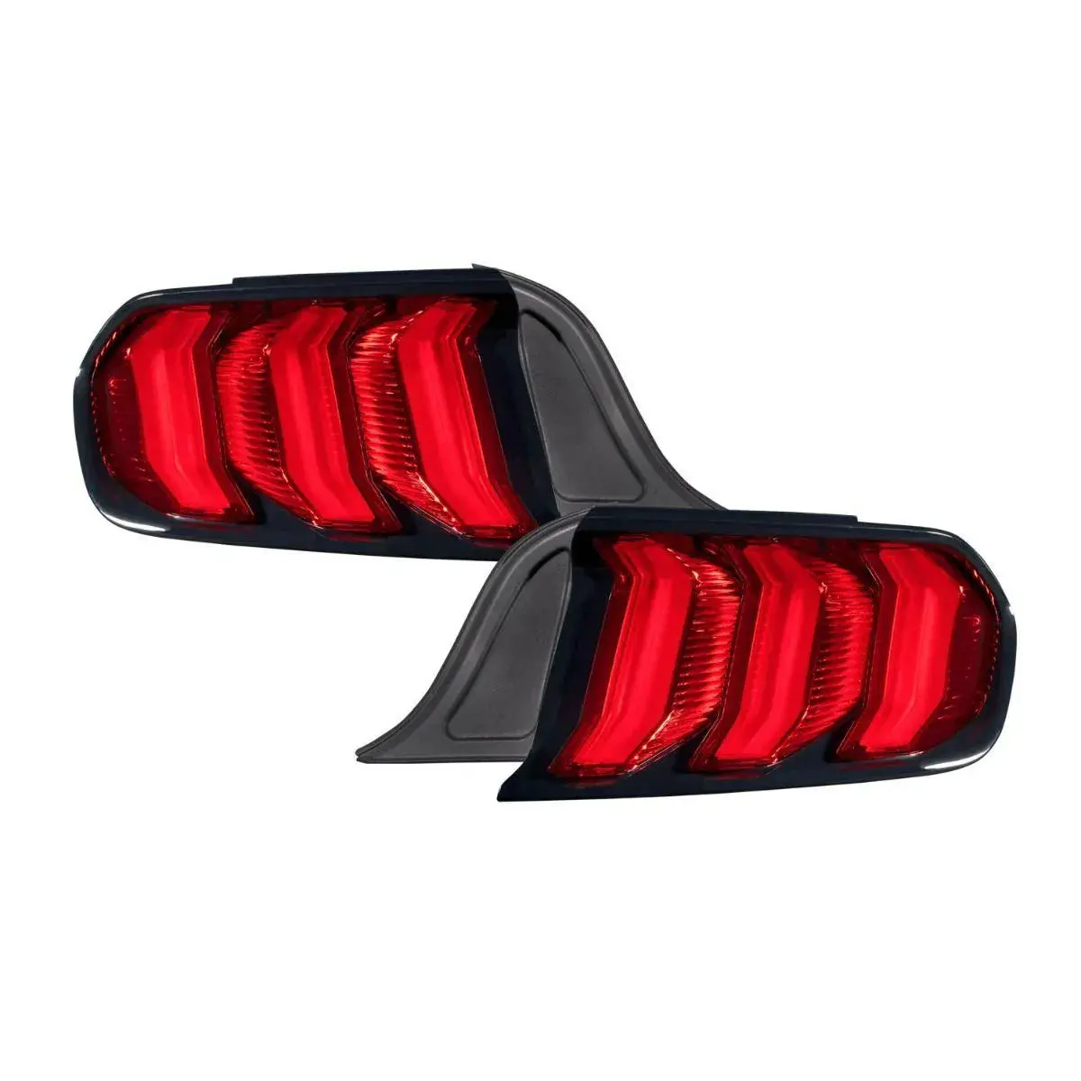 2015-2023 Ford Mustang Led Taillights Red, Clear, Or Smoked Lens Pair Form Lighting - Fl0006 Fl0007 Fl0008 2