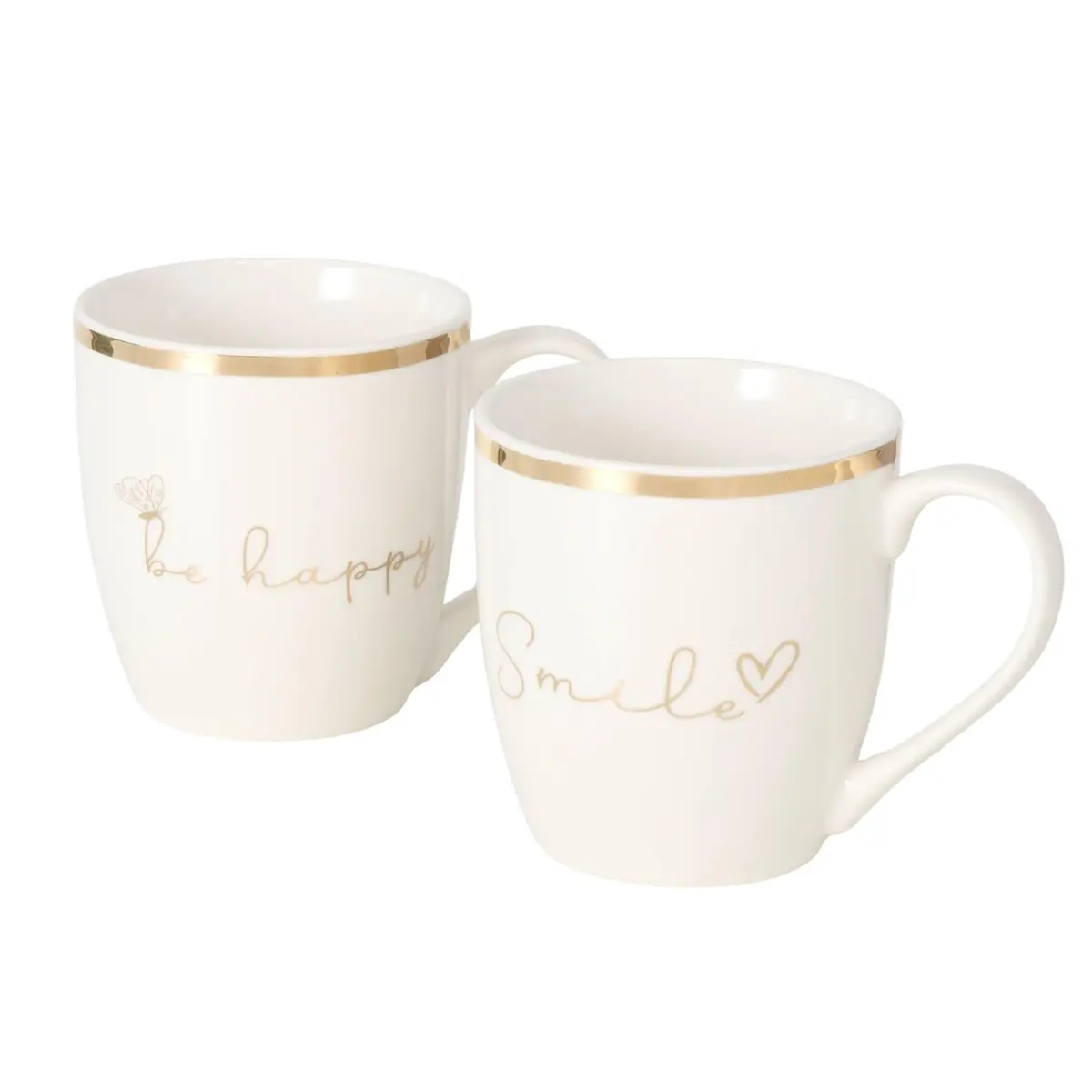 Boltze Home Mok Davina Be Happy Smile 400Ml H10cm 1
