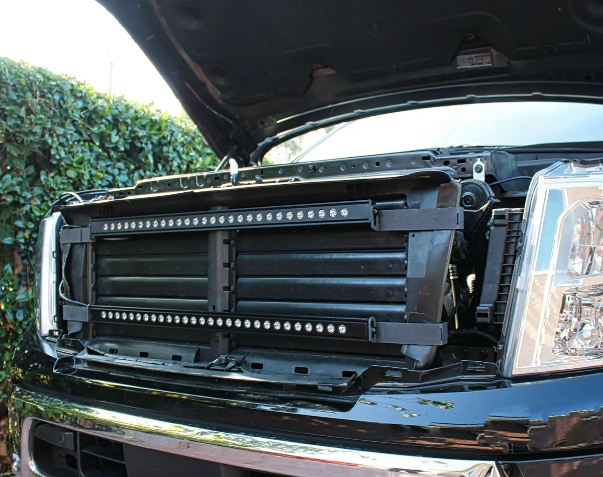 2017+ Nissan Titan Dual 30S Light Bars 6