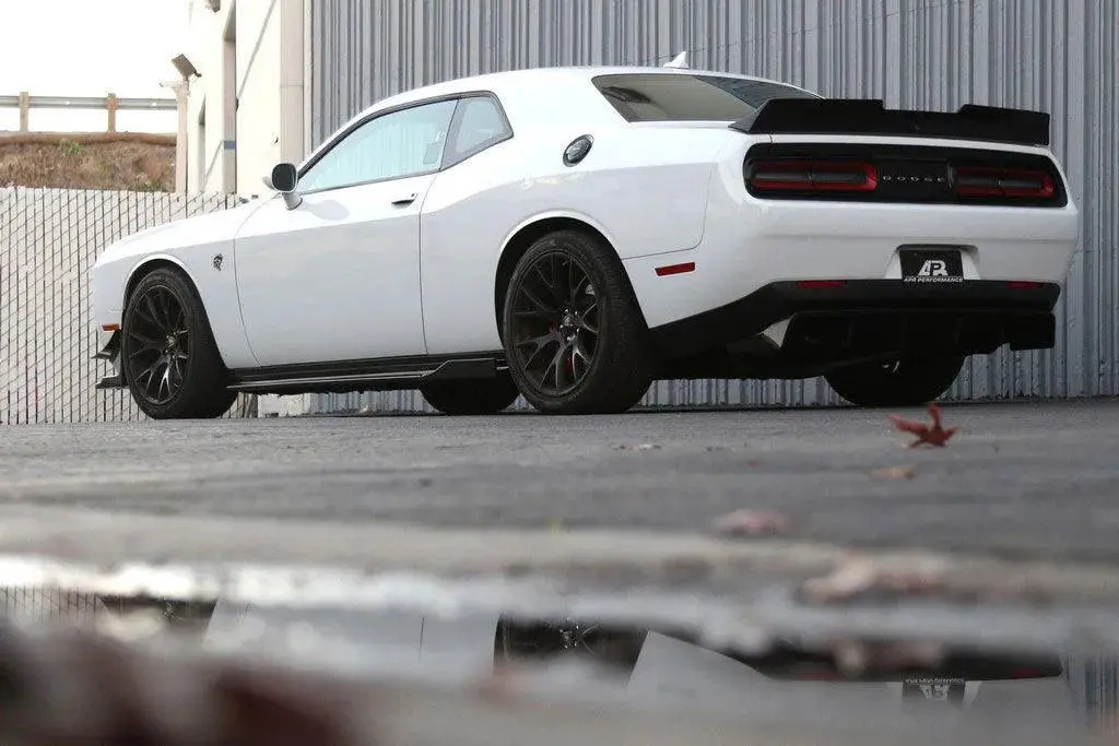 Apr Performance Dodge Challenger Hellcat Side Rocker Extensions Carbon Fiber 1
