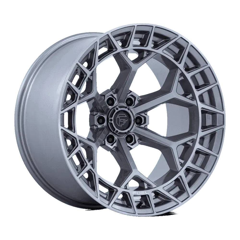 Fuel Charger Platinum Finish Wheel 1