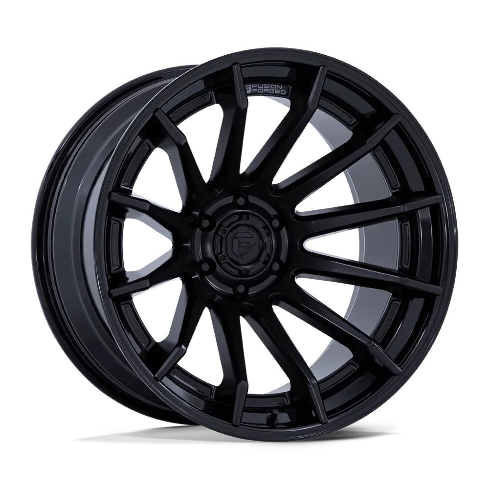 Fuel Burn Wheel Matte Black W/ Gloss Black Lip 1