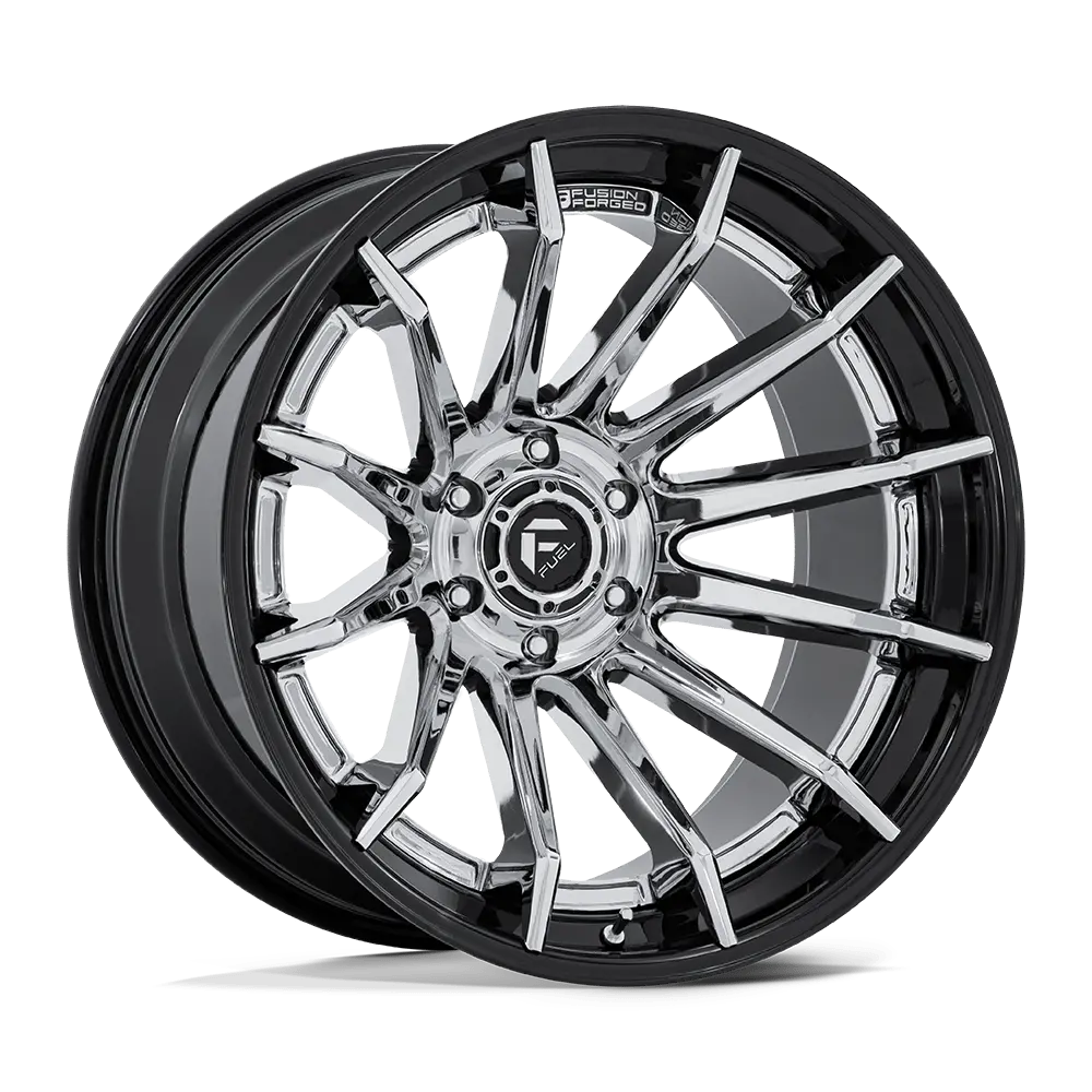 Fuel Burn Wheel Chrome W/ Gloss Black Lip 1