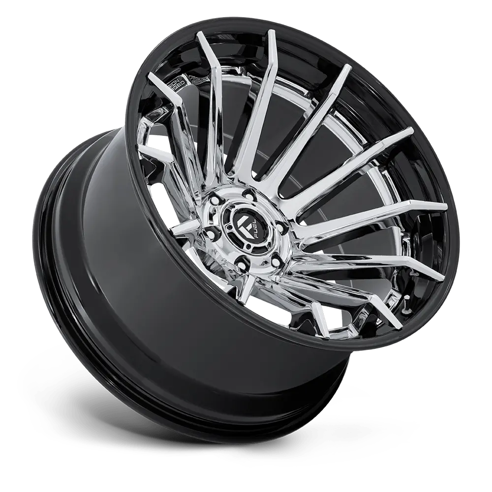 Fuel Burn Wheel Chrome W/ Gloss Black Lip 3