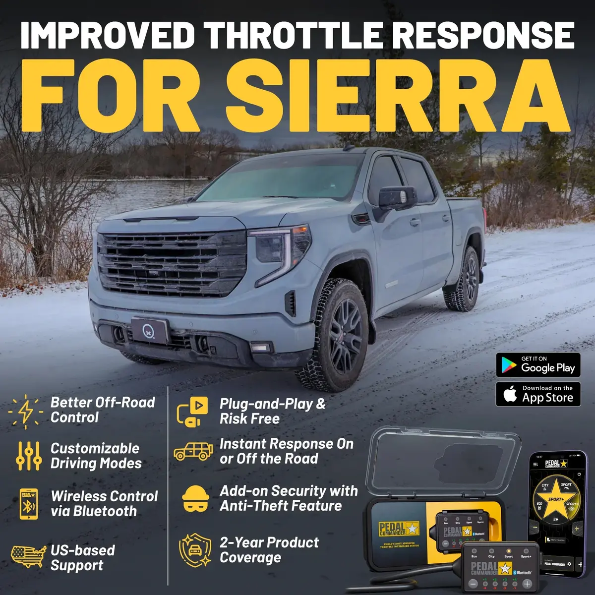 Pedal Commander For Gmc Sierra 1500 4