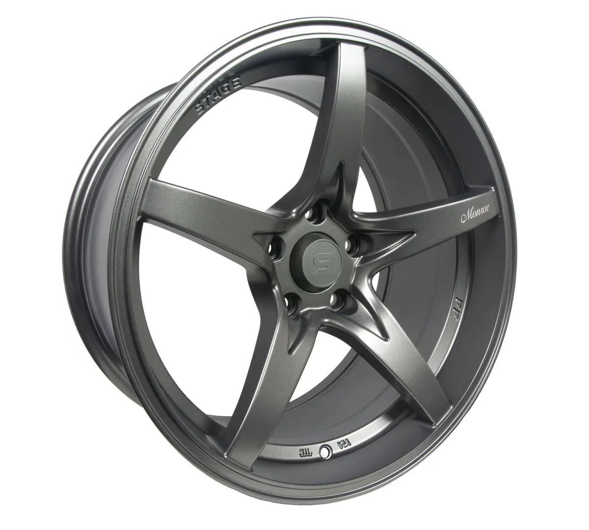 Stage Wheels Monroe 18X10 +25Mm 5X120 Cb: 74.1 Color: Matte Gun Metal 1