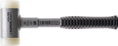 Halder Kunststofhamer | Lengte 295 Mm Hoofd-D. 35 Mm | Stalen Buis Terugslagvrij | Hard Nylon Wit | 1 Stuk - 3377.035 - 3377.035 1