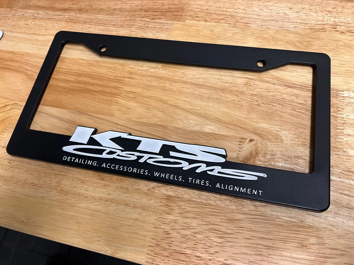 Kts Customs License Plate Frame 1