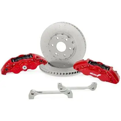Alcon 2021+ Ram Trx & 2025+ Rho  Front 6-Piston Red Calipers Brake Upgrade Kit 1