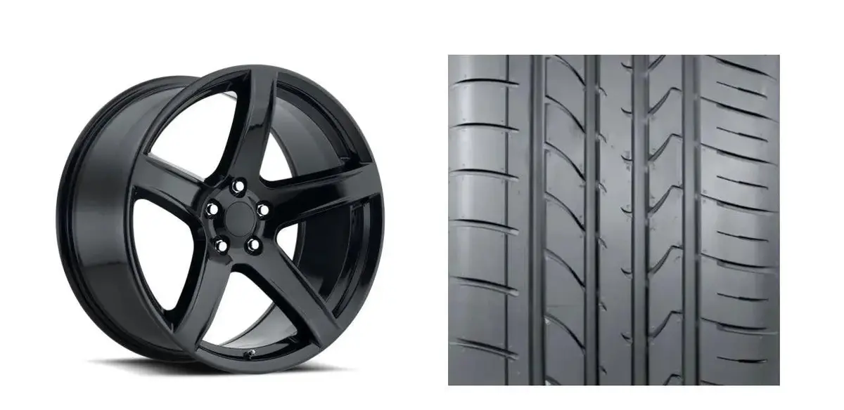 Factory Reproduction 20X9.5/20X11 Mounted And Balanced With Mickey Thompson Street Comp 1