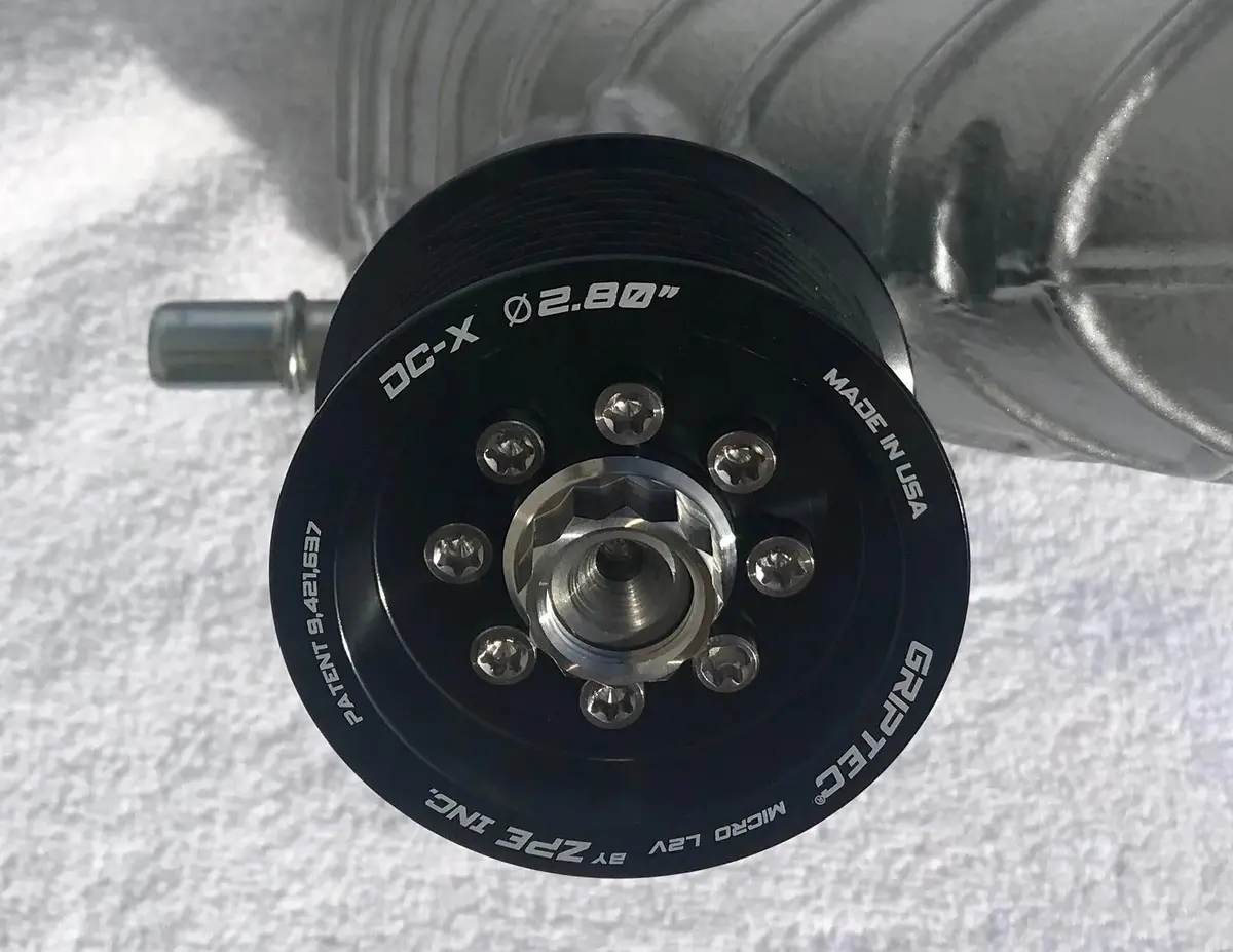 Zpe Hellcat Engine Pulley Only W/ Griptech V2 (Black) 1