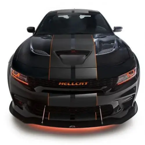 Apr Front  Splitter 2020-2023 Dodge Charger Widebody Only 1