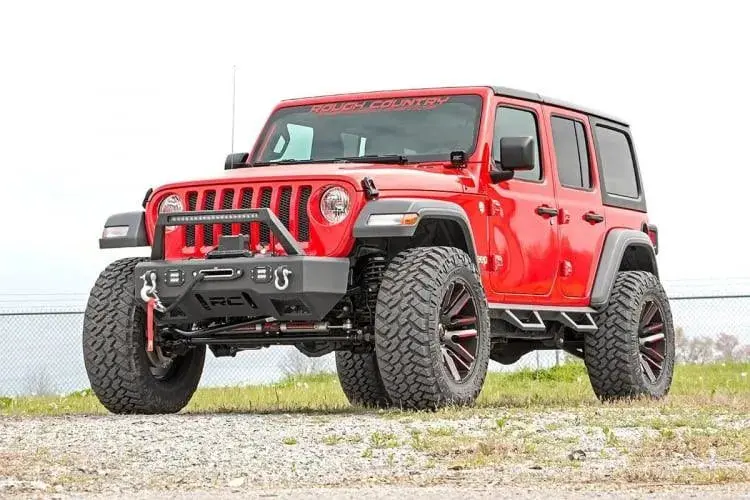 Rough Country N3 Steering Stabilizer Dual | 2.5-8 Inch Lift | Jeep Gladiator Jt (20-22)/Wrangler Jl (18-23) 2