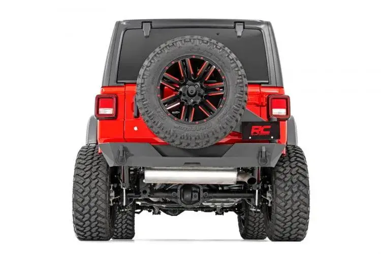 Rough Country Rear Bumper Trail | Tire Carrier | Jeep Wrangler Jl 4Wd (18-23) 1