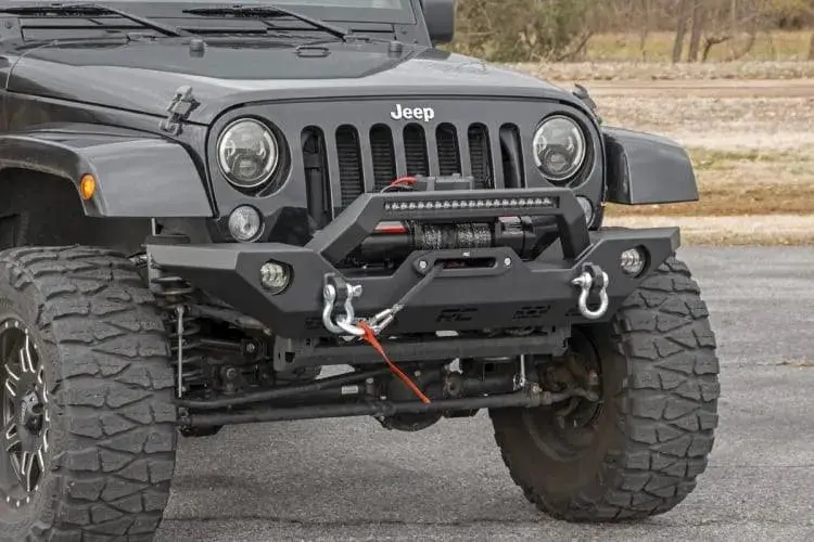 Rough Country Front Bumper Sport | Oe Fog | Jeep Gladiator Jt/Wrangler Jk & Jl 1