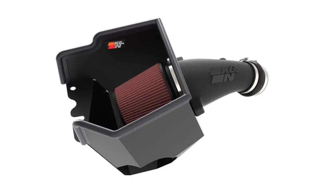 K&N 63-1590 Aircharger Cold Air Intake – High-Flow Filter & Heat Shield 1