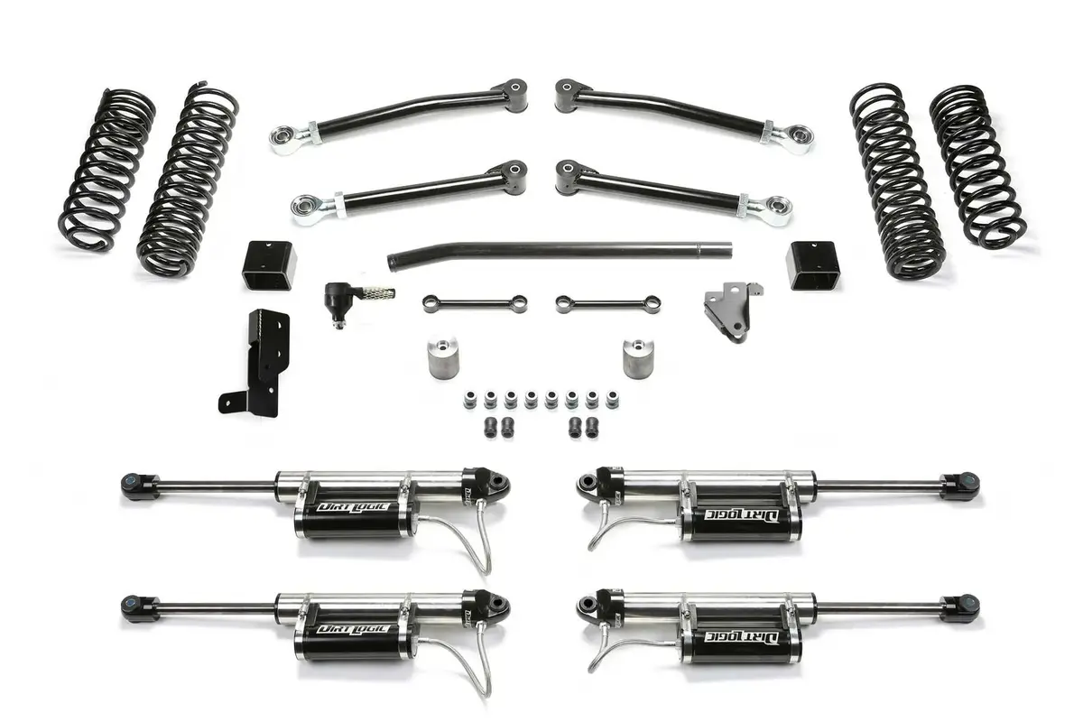 Fabtech 2021-22 Jeep Jl Rubicon 392 4Dr 3″ Trail System W/ Dirt Logic 2.25 Resi Shocks 1