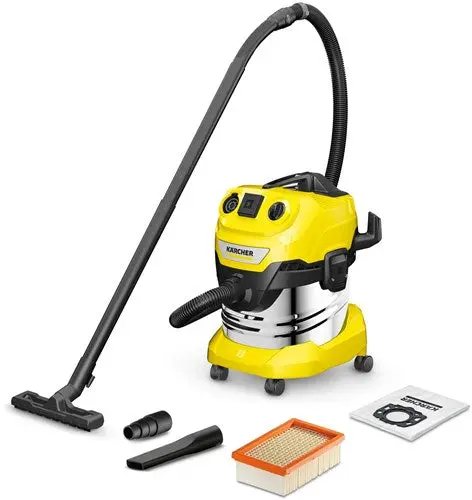 Karcher Wd 4 P S V-20 5 22 Nat- En Droogstofzuiger - 1.628-290.0 1