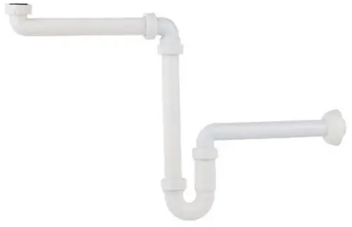 Kirchhoff Polypropyleen Ruimtebesparende Sifon Voor Wastafel, 1 1 4 X 32 Mm - 98833518 1