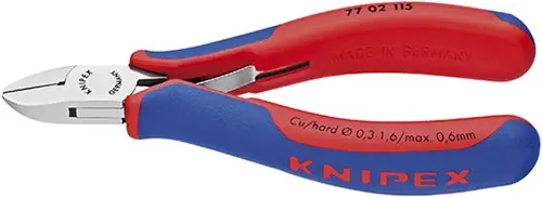 Knipex Elektronica-Zijsnijtang Met Meer-Componentengrepen 115 Mm - 7702115 1