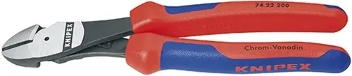 Knipex Kracht-Zijsnijtang Zwart Geatramenteerd Met Meer-Componentengrepen 200 Mm - 7422200 1