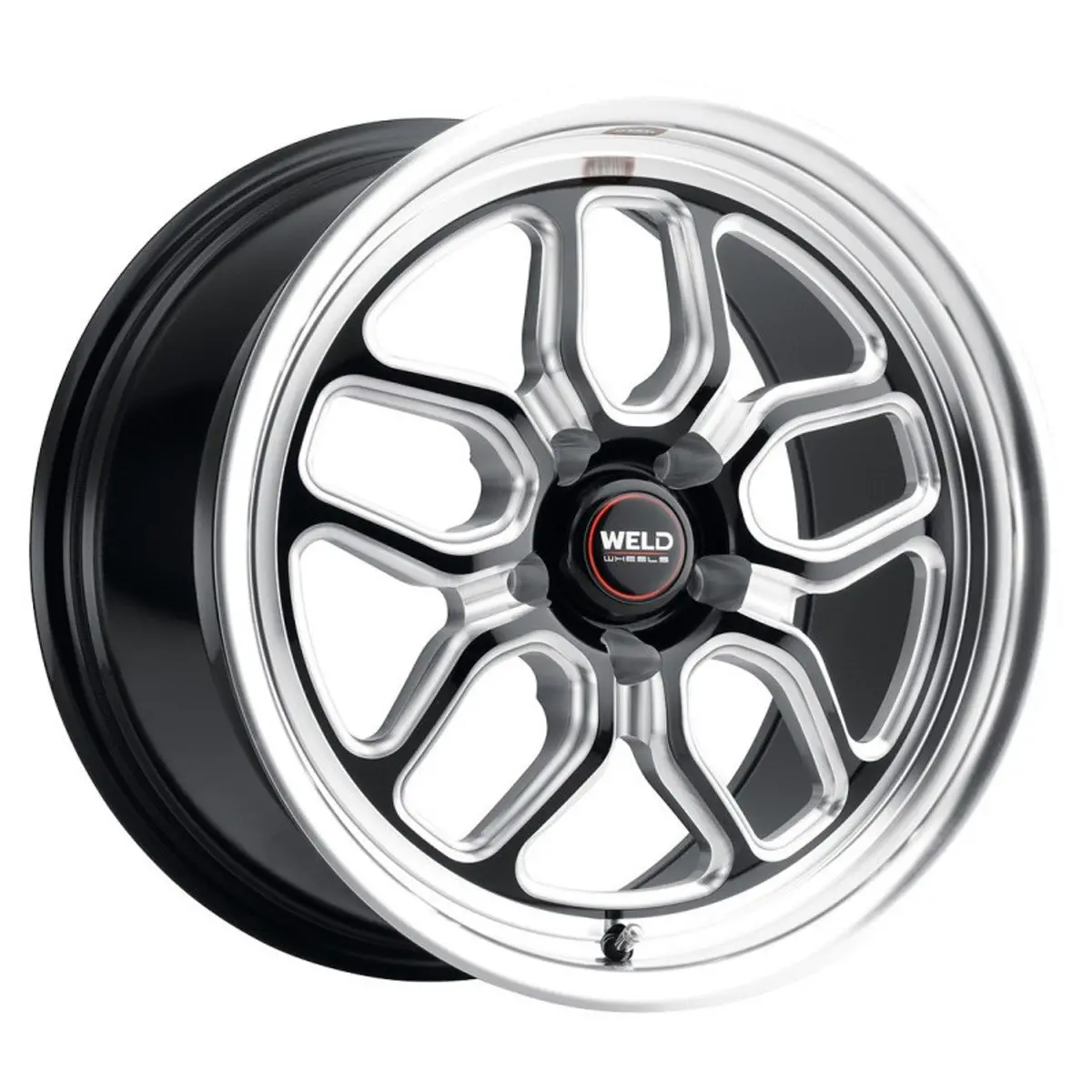 Weld Laguna Street Goss Black With Milled Spokes Wheel 5X120.65 1