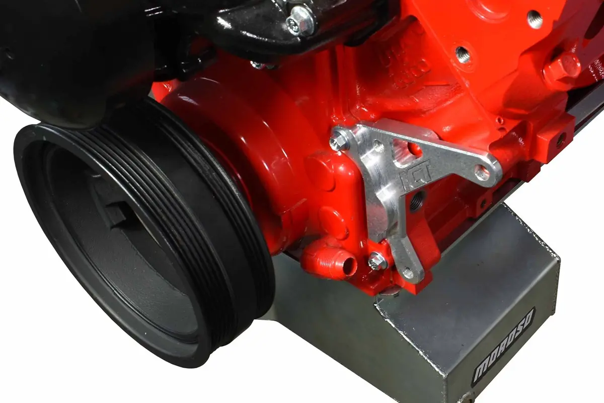 Ict Billet Ls Iron Block Accessory Support Bracket 1