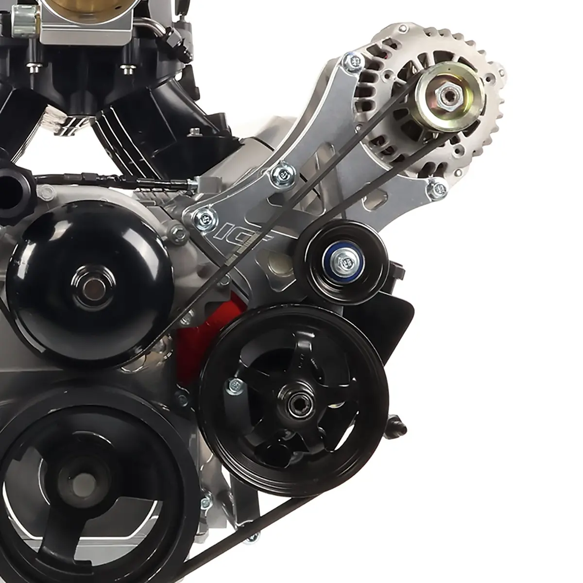 Ict Billet Ls Truck Oem Location Alternator / Power Steering Bracket Lq4 Lq9 4.8L 5.3L 6.0L 1
