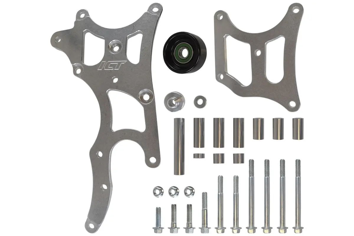 Ict Billet Ls Truck Oem Location Alternator / Power Steering Bracket Lq4 Lq9 4.8L 5.3L 6.0L 2
