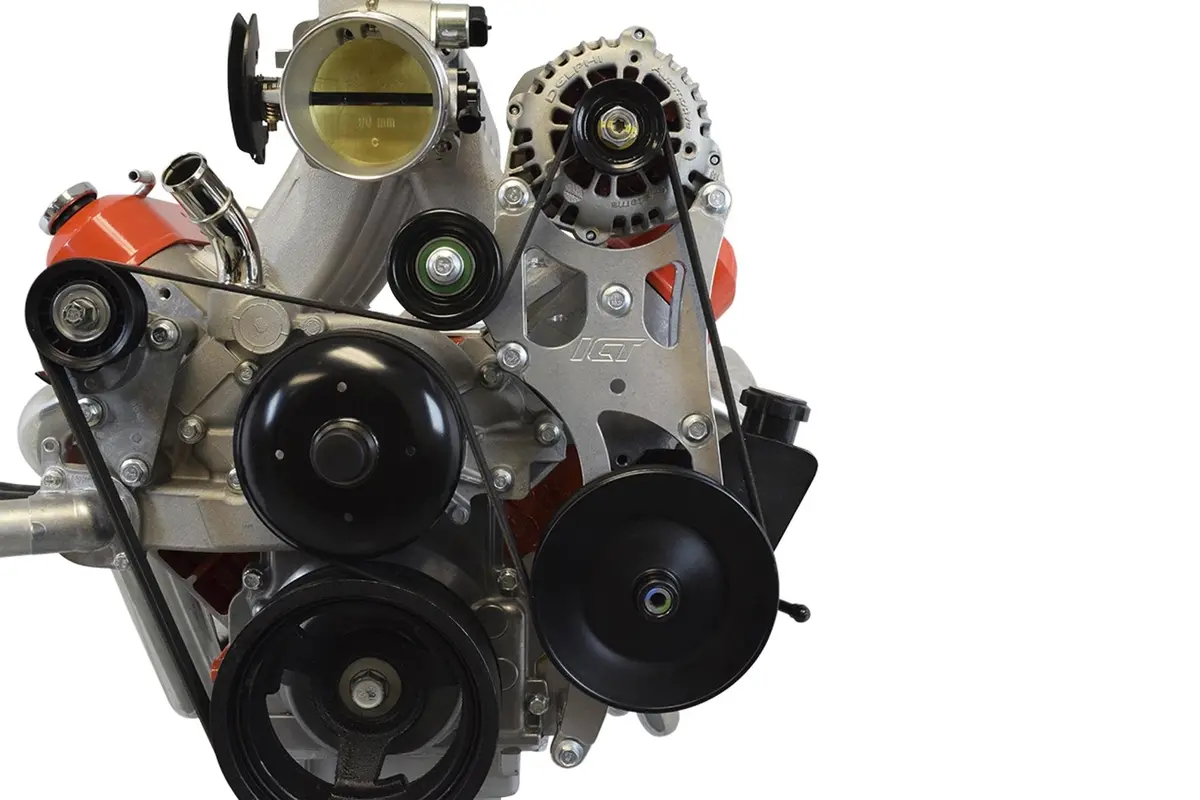 Ict Billet Ls Truck Oem Location Alternator / Power Steering Bracket Lq4 Lq9 4.8L 5.3L 6.0L 1
