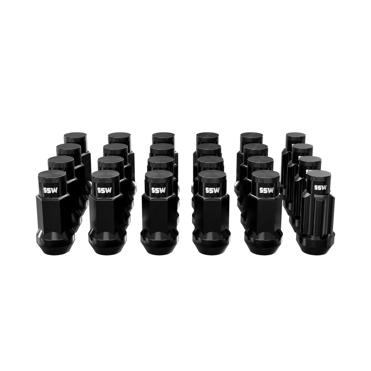 Steel Lug Nuts / Matte Black 1
