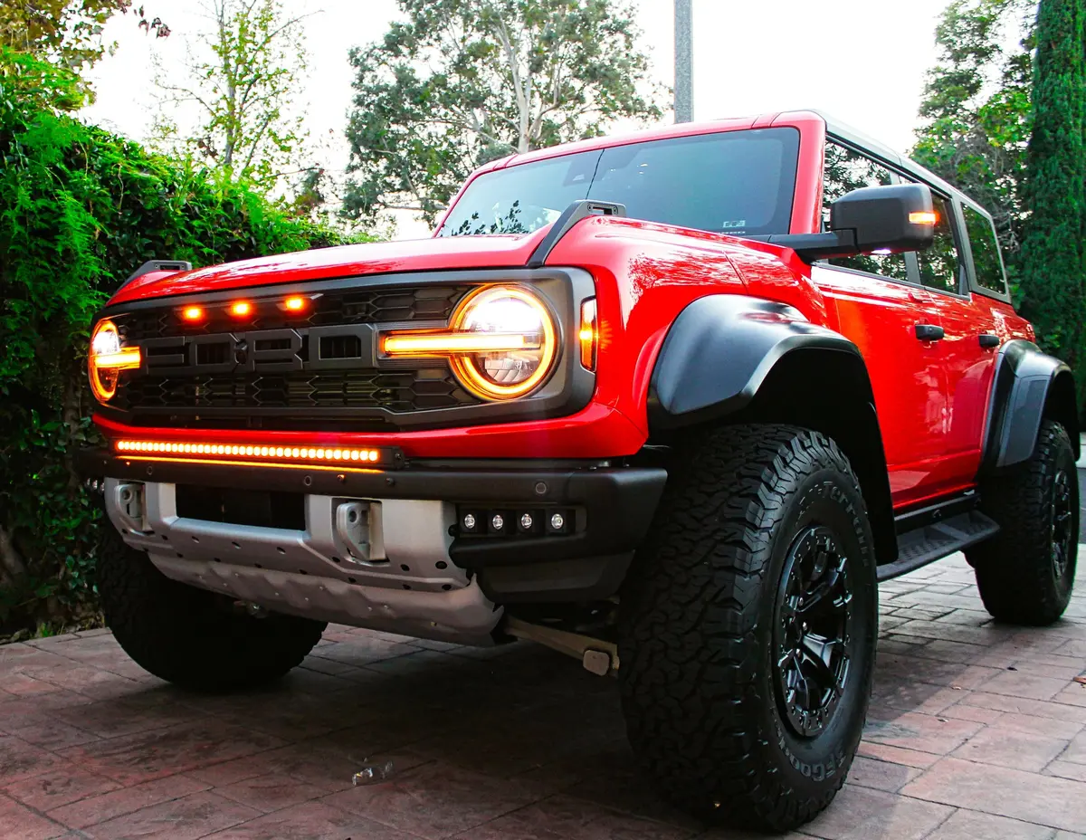 2022+ Ford Bronco Raptor 40In Bumper Light Bar - Slim 1