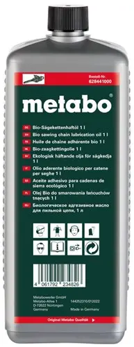 Metabo Accessoires Bio-Zaagkettingolie | 1 Liter - 628441000 - 628441000 1