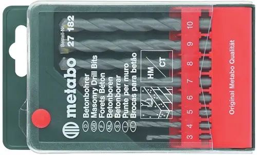 Metabo Accessoires Borencassette, 8 Betonboren - 627182000 1