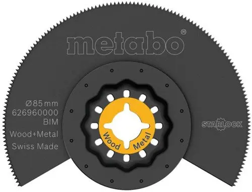 Metabo Accessoires Segment Zaagblad | Hout + Metaal | Bim | 65Mm | Voor Multitool - 626960000 1