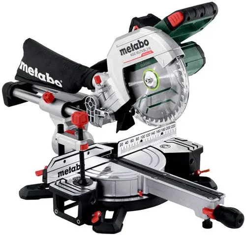 Metabo Kgs 18 Ltx Bl 216 | 18V Accu Afkortzaag Met Trekfunctie | Met 1X 4.0 Accu - 614216920 1