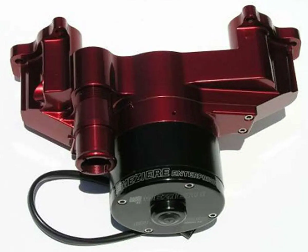 Mzwp119R Gm Ls-Series Electric Water Pump – Red Anodized Finish 1