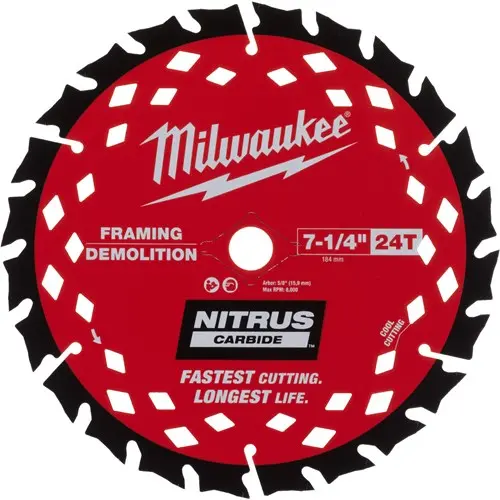Milwaukee Accessoires Cirkelzaagblad | Demolition | Csb P Wd 190X30x1.6X24atb | 1 Stuk - 4932499376 1