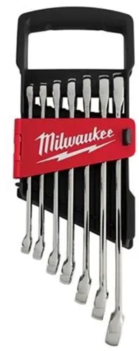 Milwaukee Accessoires Max Bite | Metrische Ratel Combinatiesleutel-Set | 7-Delig - 4932464993 1