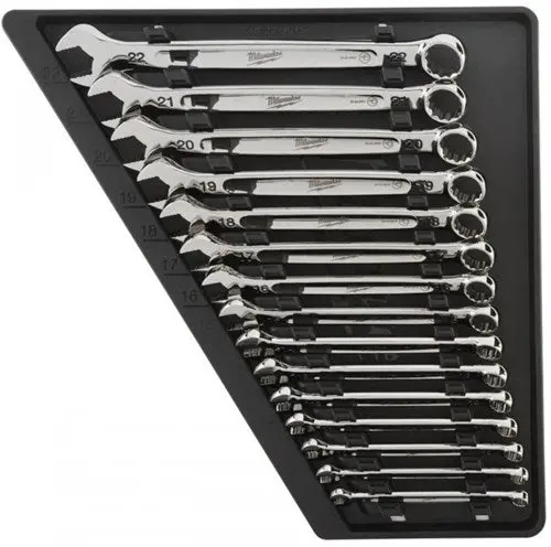 Milwaukee Accessoires Max Bite | Metrische Ring- Steeksleutel-Set | 15-Delig - 4932464258 1