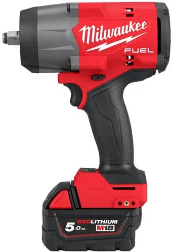 Milwaukee M18 Fhiw2f12-502X M18 Fuel™ Slagmoersleutel 1 2 High Trq, 1491Nm Frictiering, 2 X 5,0 Ah - 4933492783 1
