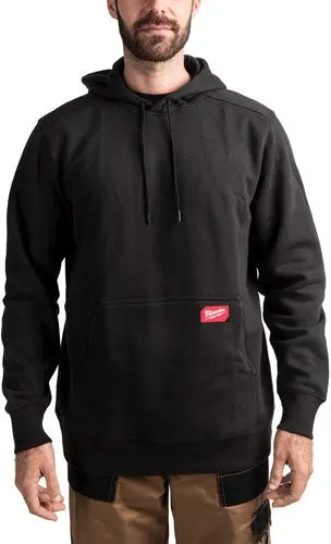 Milwaukee Wh Mw Bl M Work Hoodie Midweight Zwart Maat M - 4932493117 1