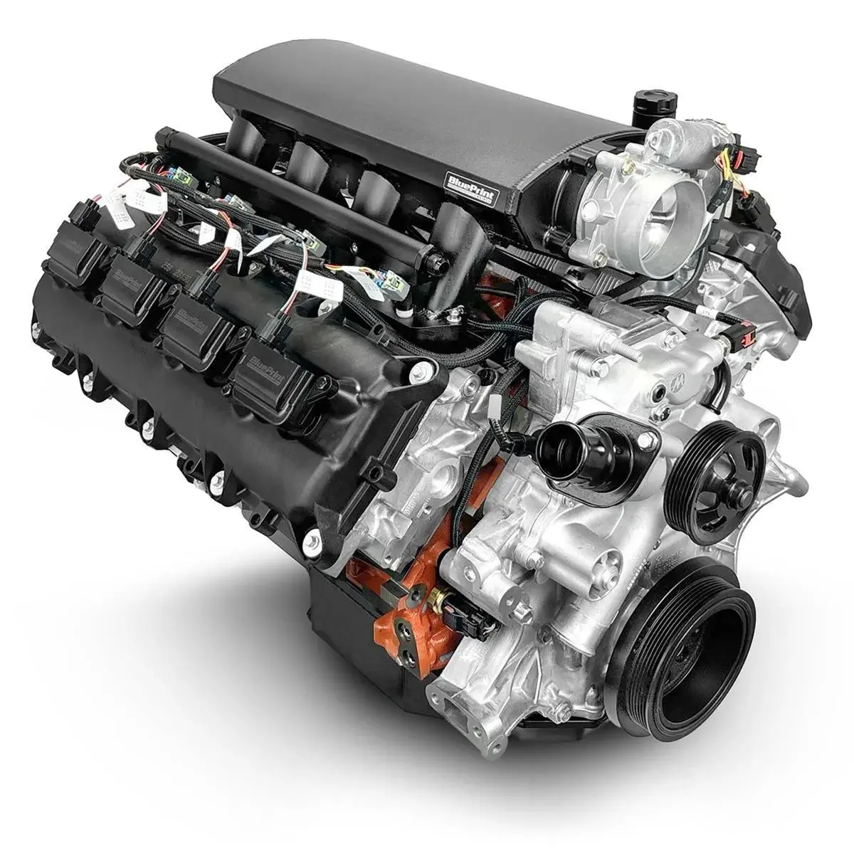 Blueprint Engines Pro Series Mopar 426 C.I.D. 610 Hp Efi Base Long Block Crate Engine 1