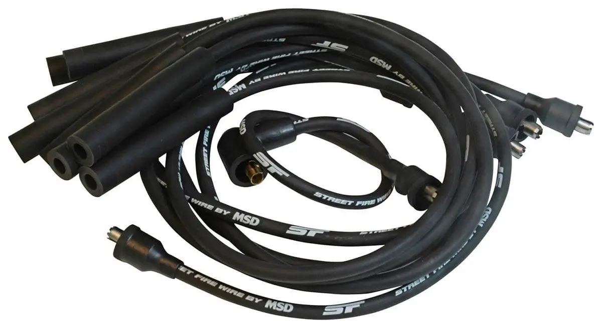 Street Fire Msd Ignition Wire Set – Low-Resistance High-Voltage Leads 1