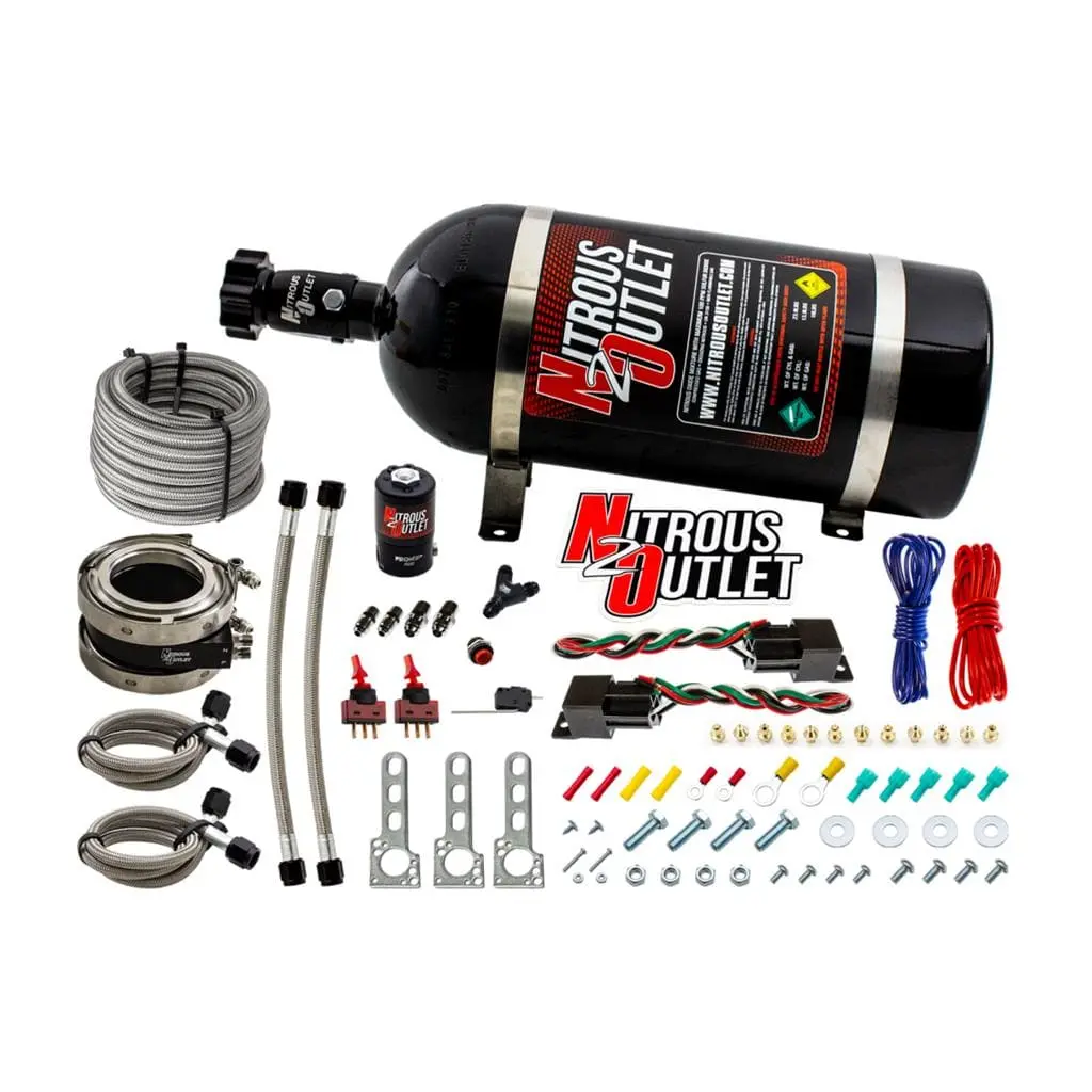 Nitrous Outlet Plate-Style Nitrous System – Adjustable 0–100 Hp Shot 1