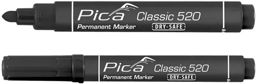 Pica 520 46 Permanent Marker | 1-4Mm | Rond | Zwart | 10 Stuks - Pi52046 1
