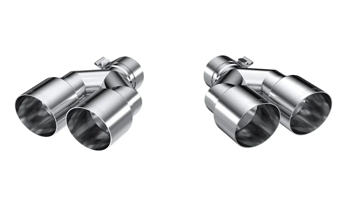 Mbrp Universal T304 Ss Dual Tip 3.5In Od/2.5In Inlet Pair 1