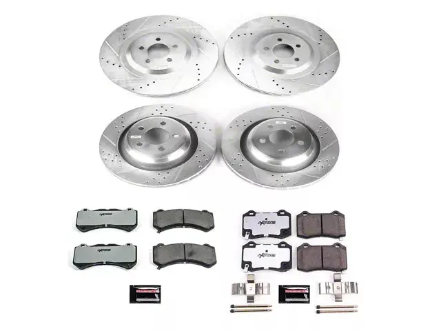 Powerstop Z26 Street Warrior Performance Brake Kit 2015-2021 Charger/Challenger With 6 Piston Calipers & 390Mm Rotors 1
