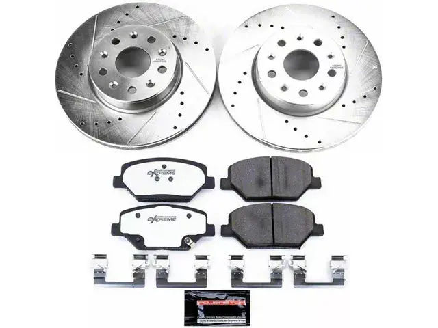 Powerstop 16-19 Chevrolet Camaro Front Z26 Street Warrior Brake Kit K7295-26 1